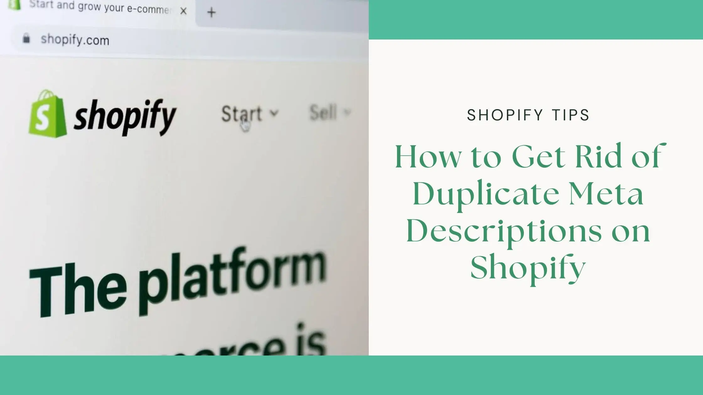 How to Get Rid of Duplicate Meta Descriptions on Shopify