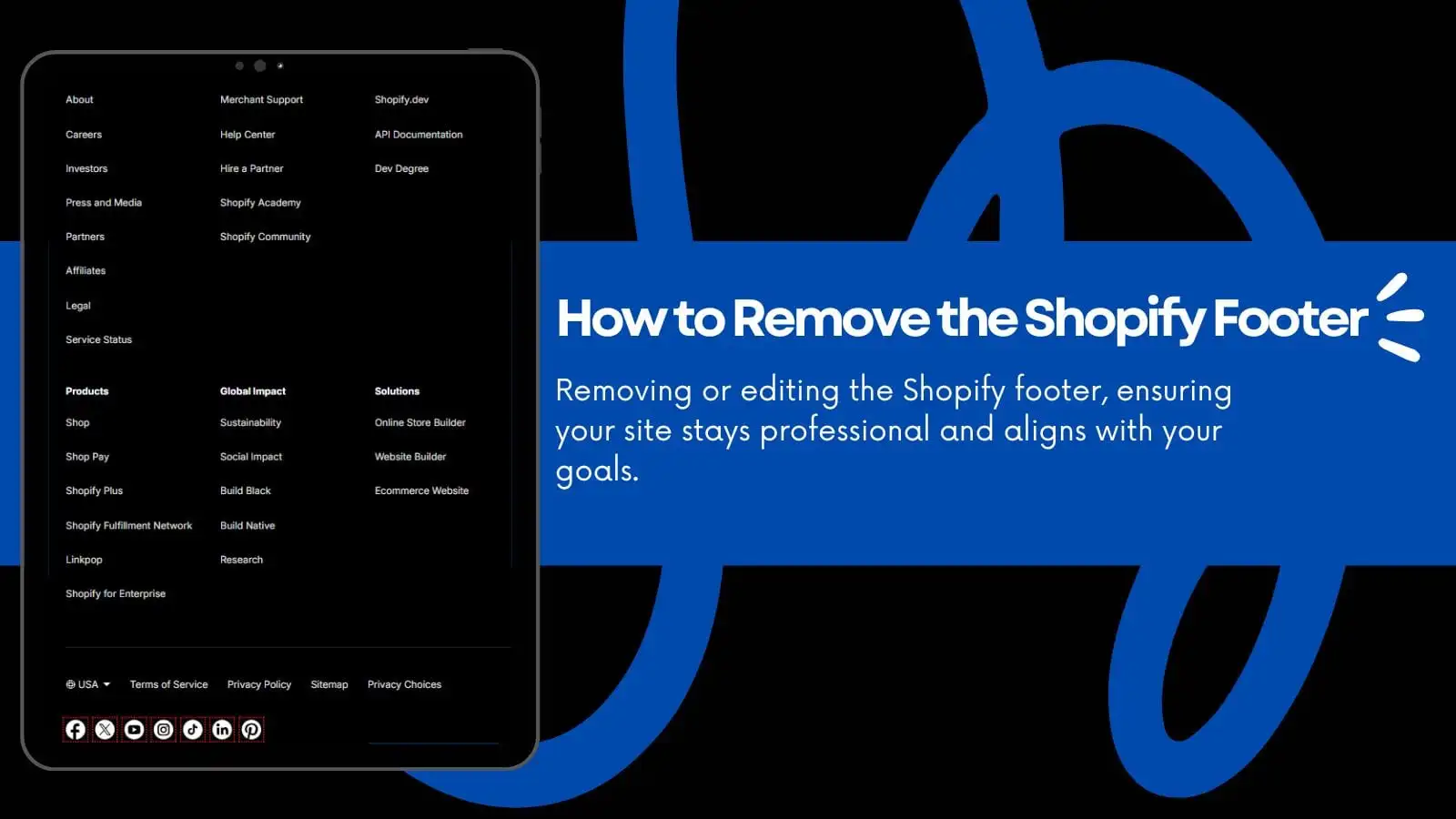How to Remove the Shopify Footer